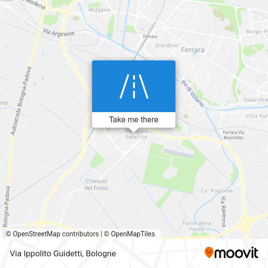 Via Ippolito Guidetti map