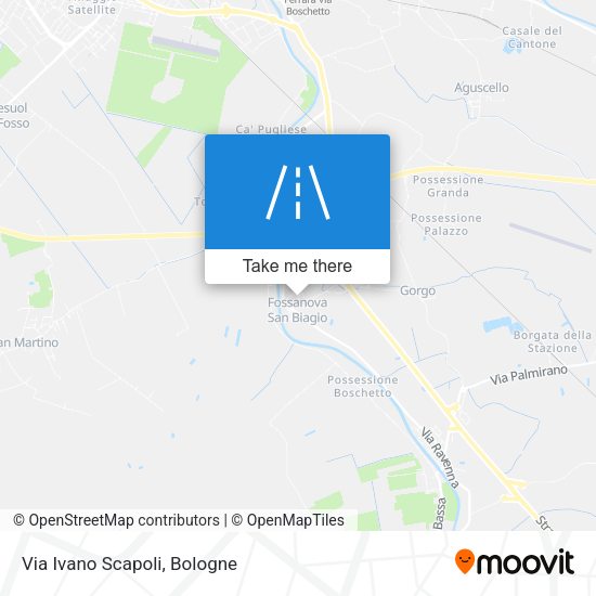 Via Ivano Scapoli map