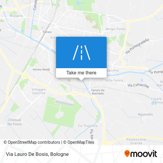 Via Lauro De Bosis map