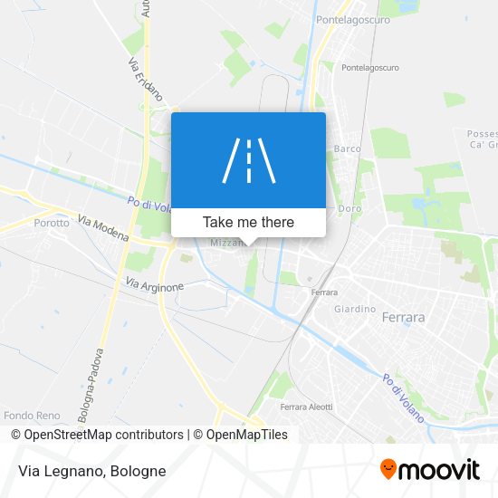 Via Legnano map