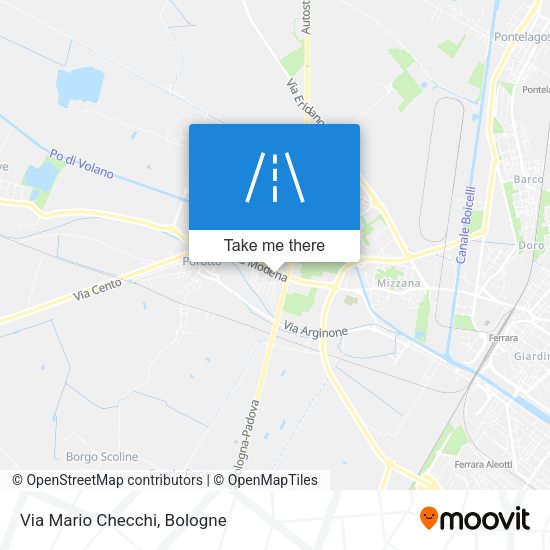 Via Mario Checchi map