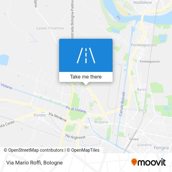 Via Mario Roffi map