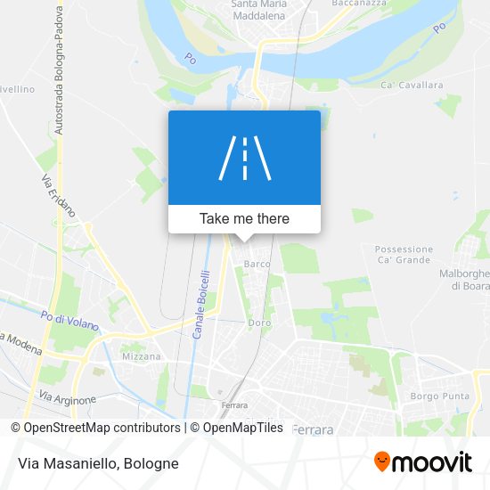 Via Masaniello map