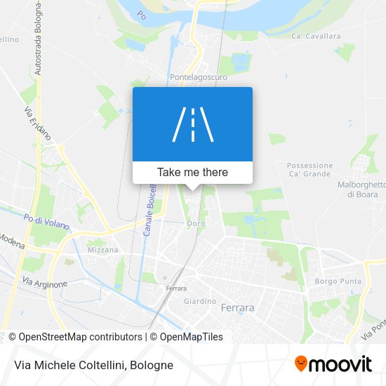Via Michele Coltellini map