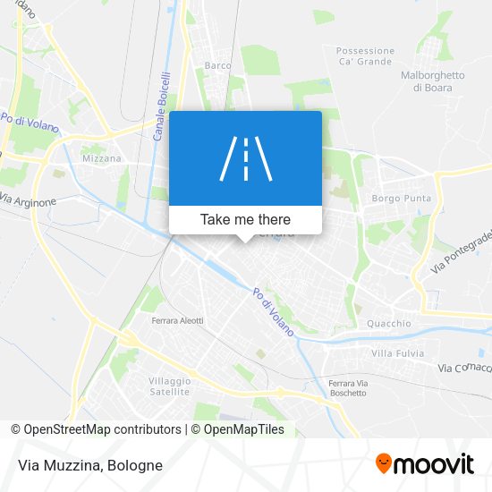 Via Muzzina map
