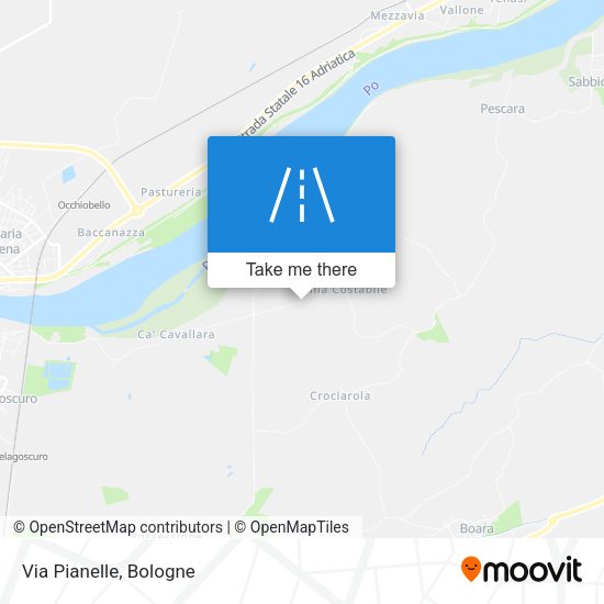 Via Pianelle map
