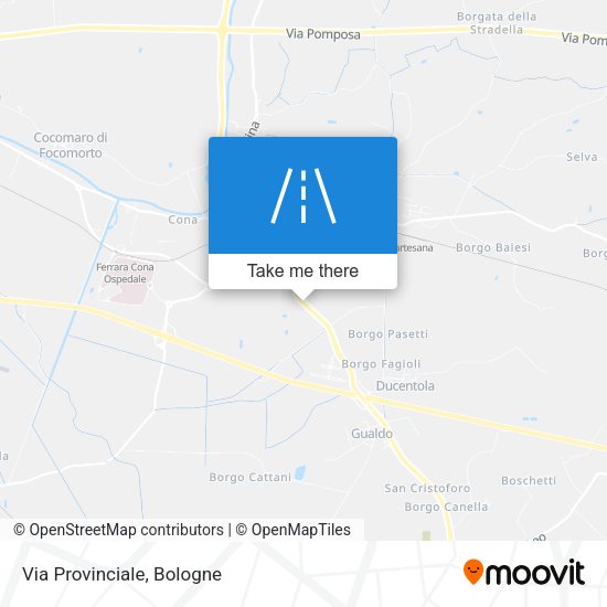 Via Provinciale map