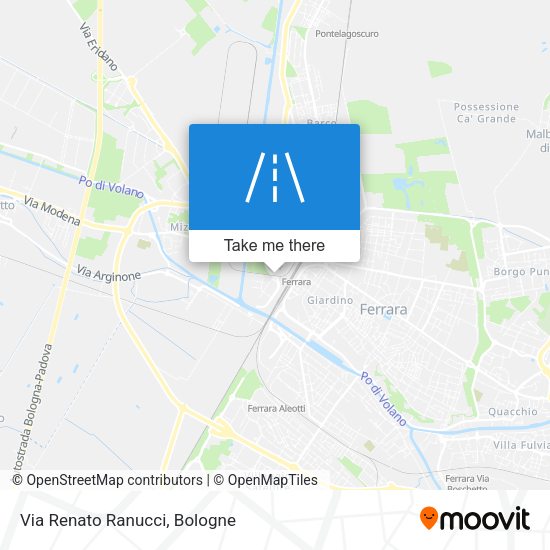 Via Renato Ranucci map
