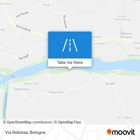Via Robissa map