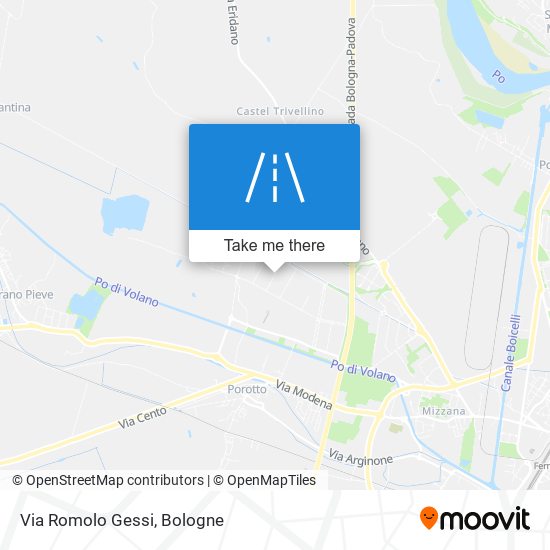 Via Romolo Gessi map