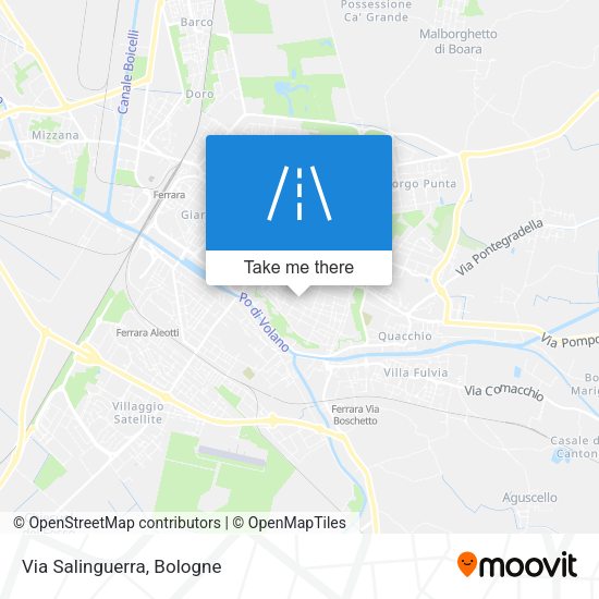 Via Salinguerra map