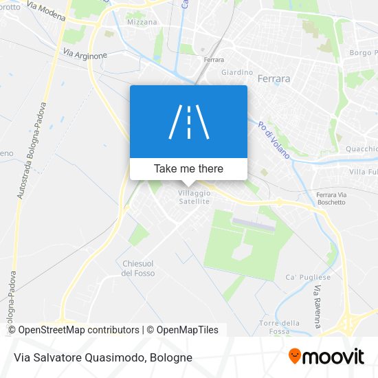 Via Salvatore Quasimodo map