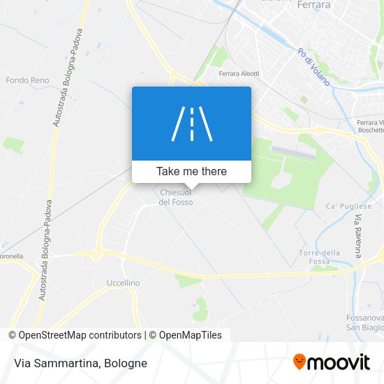 Via Sammartina map