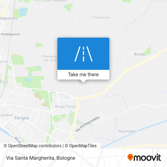 Via Santa Margherita map