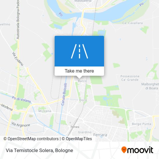 Via Temistocle Solera map