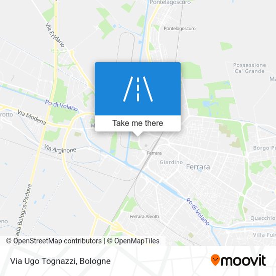 Via Ugo Tognazzi map