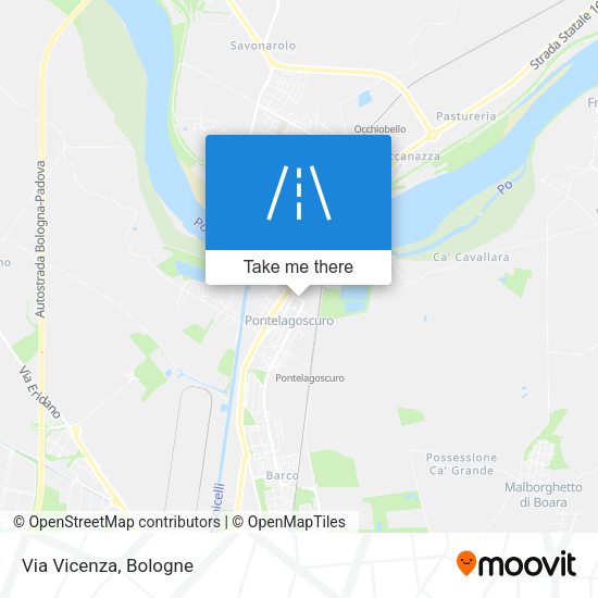 Via Vicenza map