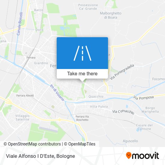 Viale Alfonso I D'Este map