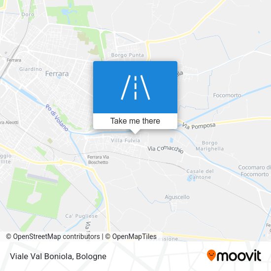 Viale Val Boniola map