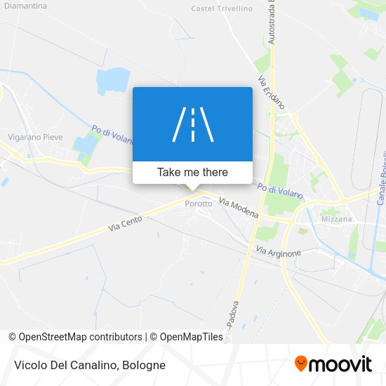 Vicolo Del Canalino map