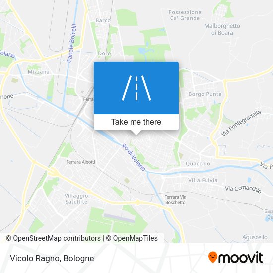 Vicolo Ragno map