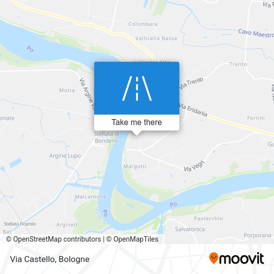 Via Castello map