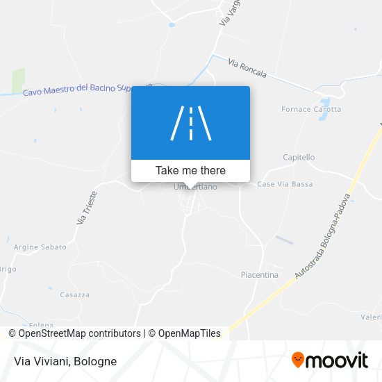 Via Viviani map