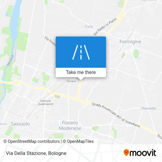 Via Della Stazione map