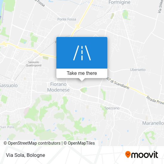 Via Sola map