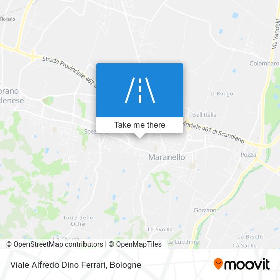 Viale Alfredo Dino Ferrari map