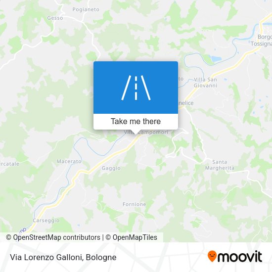 Via Lorenzo Galloni map