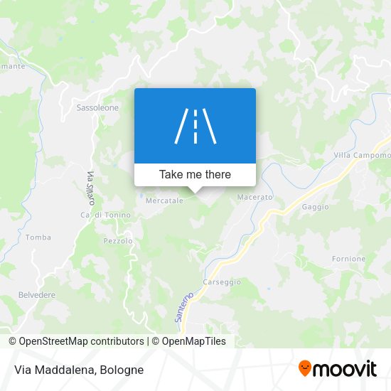 Via Maddalena map