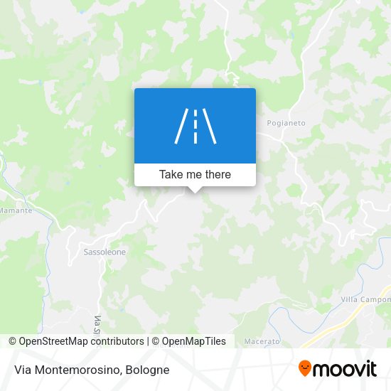Via Montemorosino map