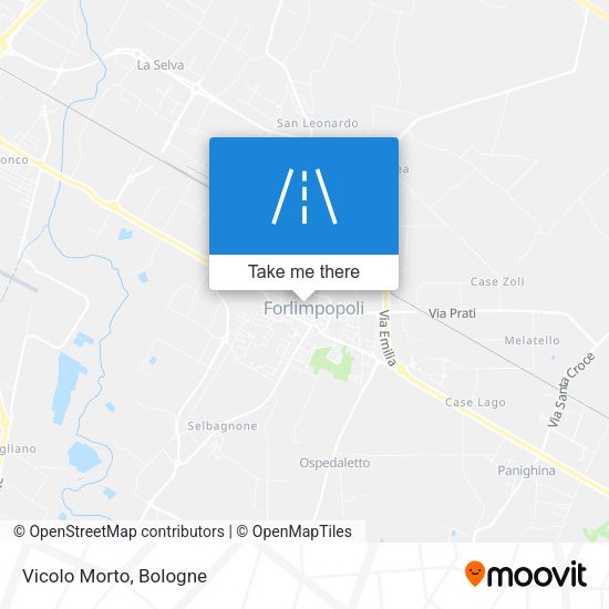 Vicolo Morto map