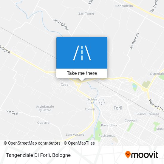 Tangenziale Di Forlì map
