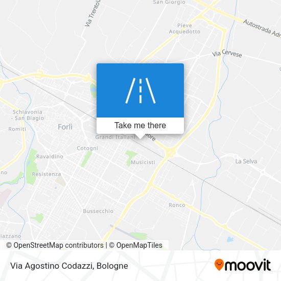 Via Agostino Codazzi map