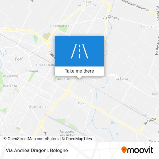 Via Andrea Dragoni map