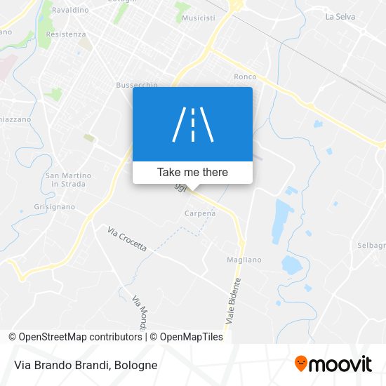 Via Brando Brandi map