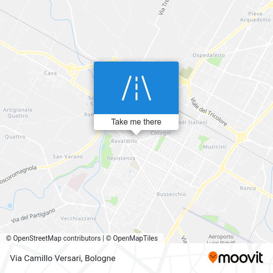 Via Camillo Versari map