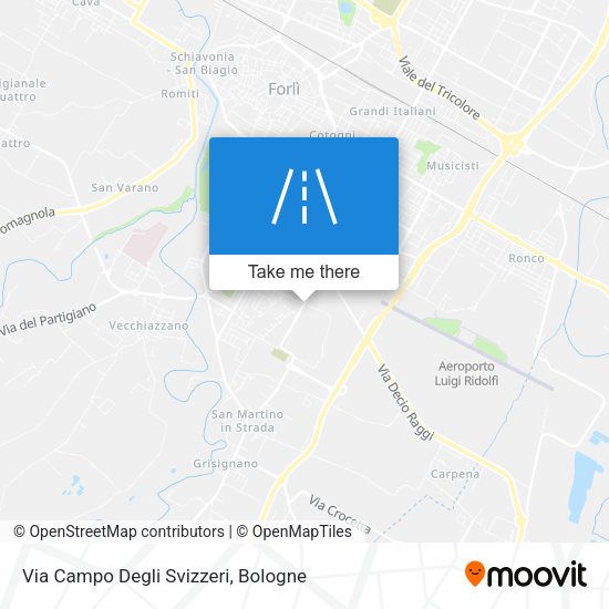 Via Campo Degli Svizzeri map