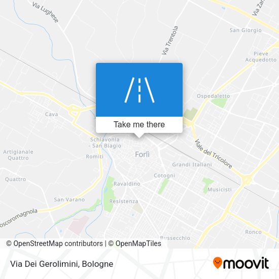 Via Dei Gerolimini map