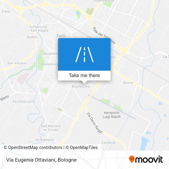 Via Eugenia Ottaviani map