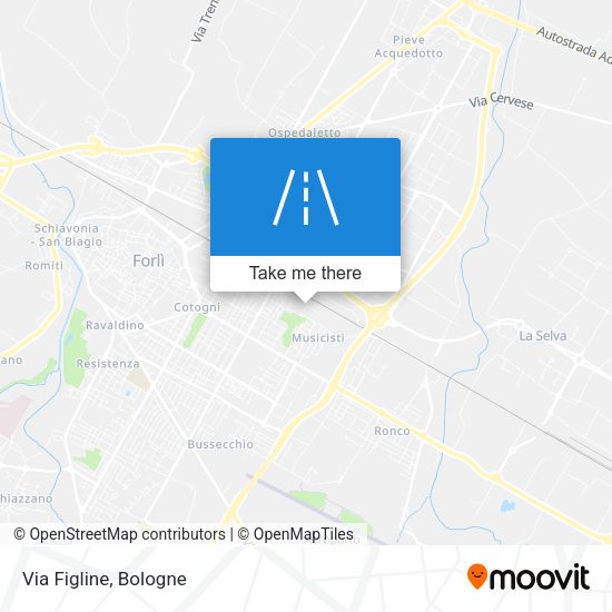 Via Figline map