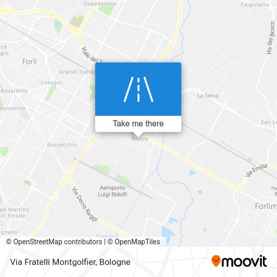 Via Fratelli Montgolfier map