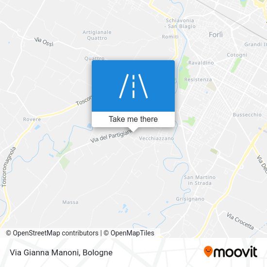 Via Gianna Manoni map