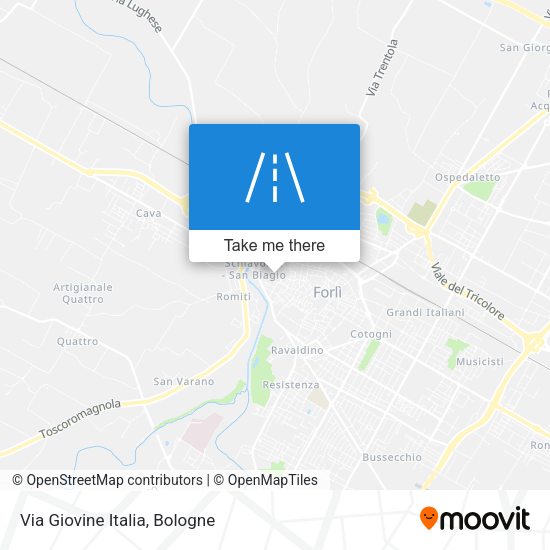 Via Giovine Italia map