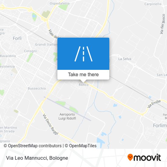 Via Leo Mannucci map