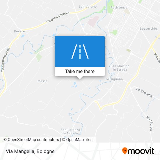 Via Mangella map