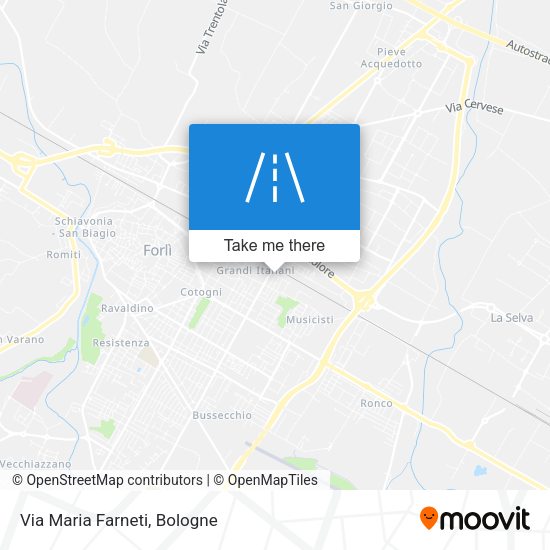 Via Maria Farneti map