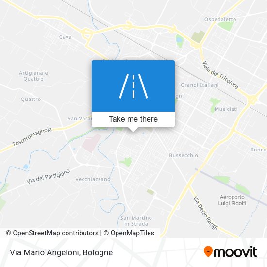Via Mario Angeloni map